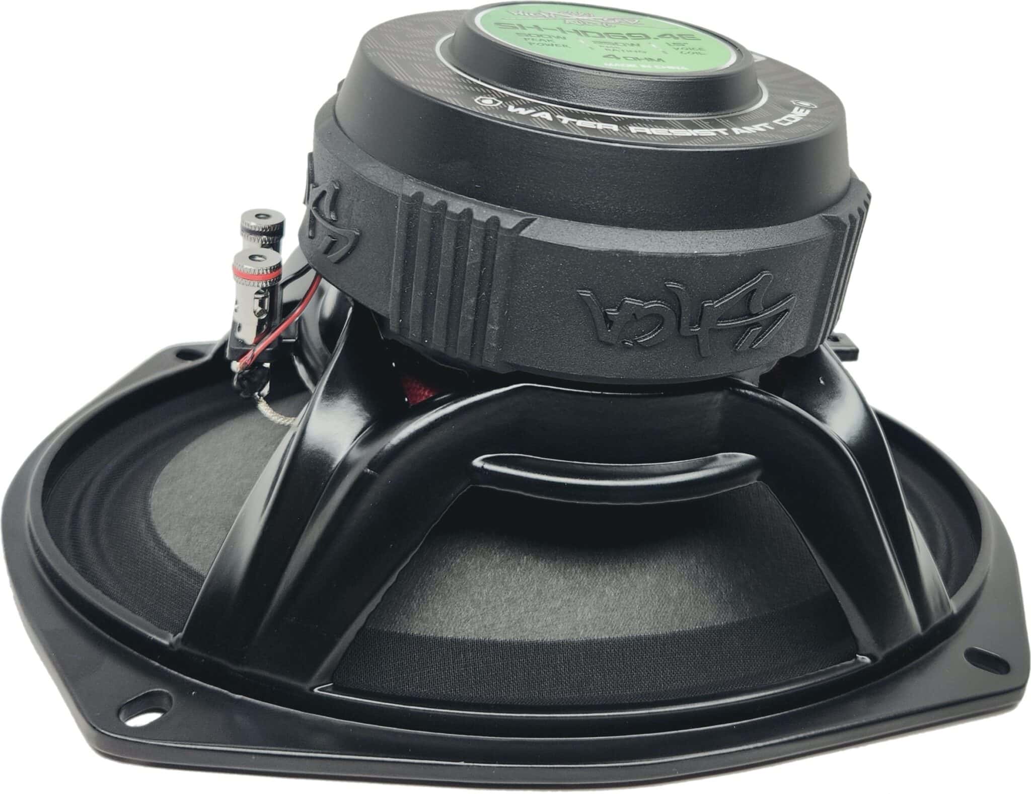 SHCA Pro Audio HD69.4E 6x9" Hybrid Midrange Coaxial Speaker 500 Watts 4 ohm () - Image 4
