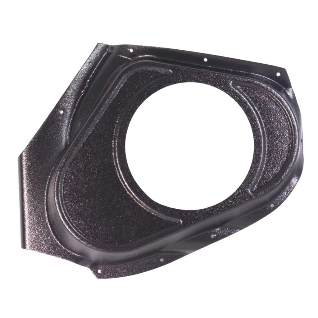 Front Door Custom Speaker Pods for the 2002-2005 Dodge Ram to hold 8.0 in speakers for car audio installation upgrade