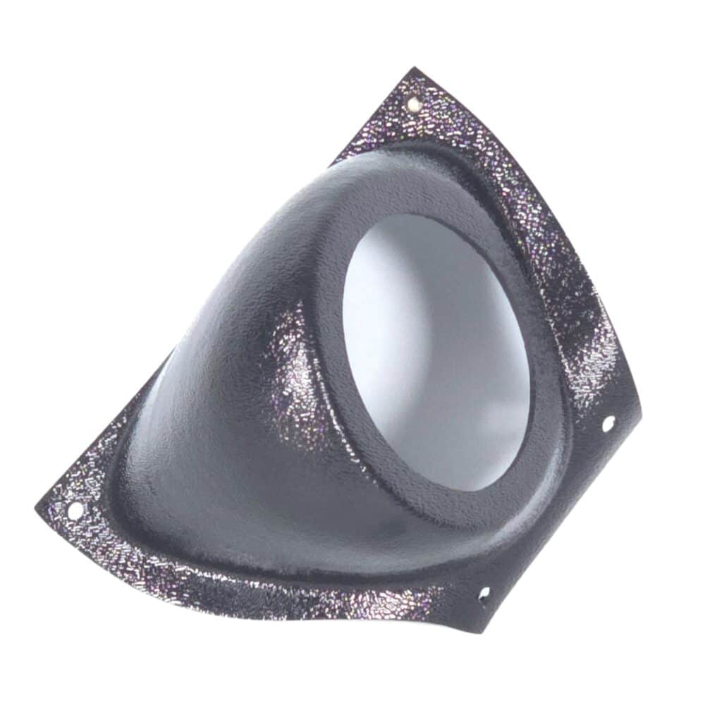 A-Pillar Custom Speaker Pods for the 2007-2009 Cadillac Escalade Chevrolet Avalanche Tahoe Silverado Suburban GMC Yukon Sierra to hold 3.5 in speakers for car audio installation upgrade