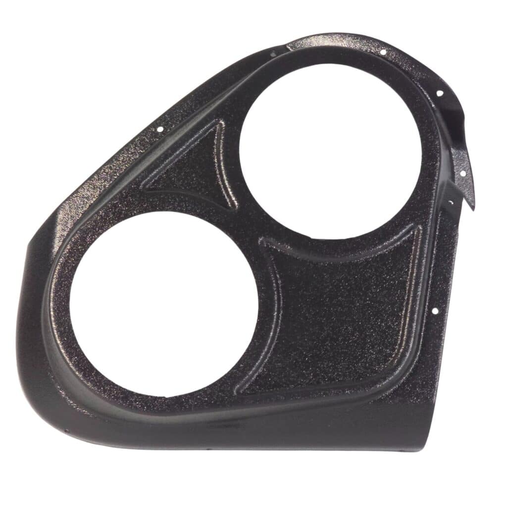 Front Door Custom Speaker Pods for the 2008-2010 Dodge Charger to hold Dual 6.5 in speakers for car audio installation upgrade
