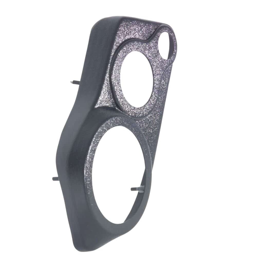 Front Door Custom Speaker Pods for the 2000-2006 Cadillac Escalade Chevrolet Avalanche Silverado Tahoe Suburban GMC Sierra Yukon to hold 6.5 in and 4.0 in and 2.0 in speakers for car audio installation upgrade