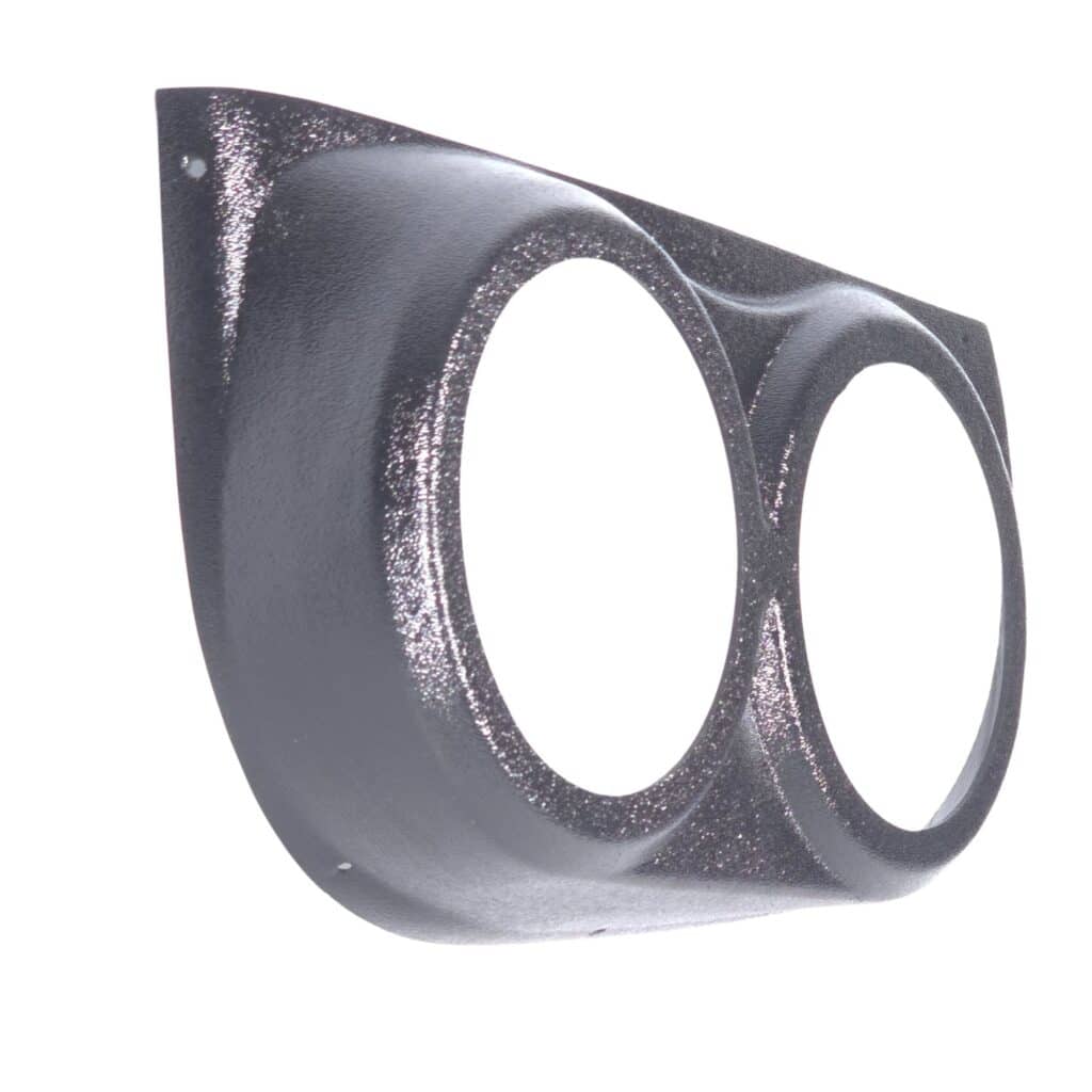 Front Door Custom Speaker Pods for the 1995-1999 Cadillac Escalade Chevrolet Silverado Suburban Tahoe GMC Sierra Yukon to hold Dual 6.5 in speakers for car audio installation upgrade