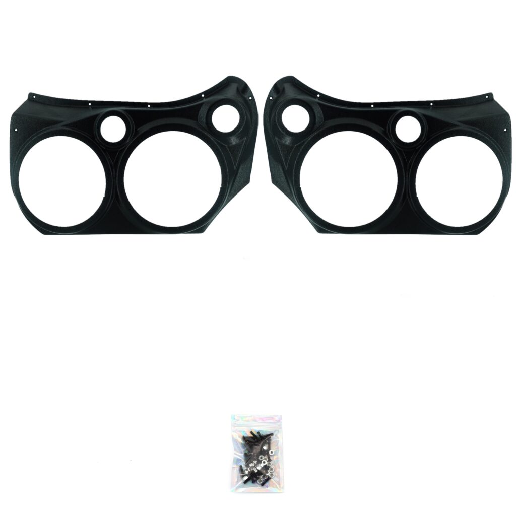 bare pod pair Speaker Upgrade for the Front Door of your 2003-2009 Dodge Sprinter. Easy installation of a Dual 8" and Dual Tweeter for the most powerful car stereo possible.
