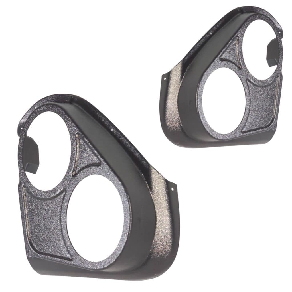 Front Door Custom Speaker Pods for the 2008-2010 Dodge Charger to hold Dual 6.5 in speakers for car audio installation upgrade