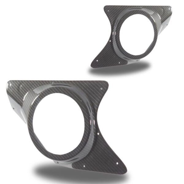 bare pod pair Speaker Upgrade for the Front Door of your 2010-2014 Ford Mustang. Easy installation of a Single 6.5" Midrange for the most powerful car stereo possible.