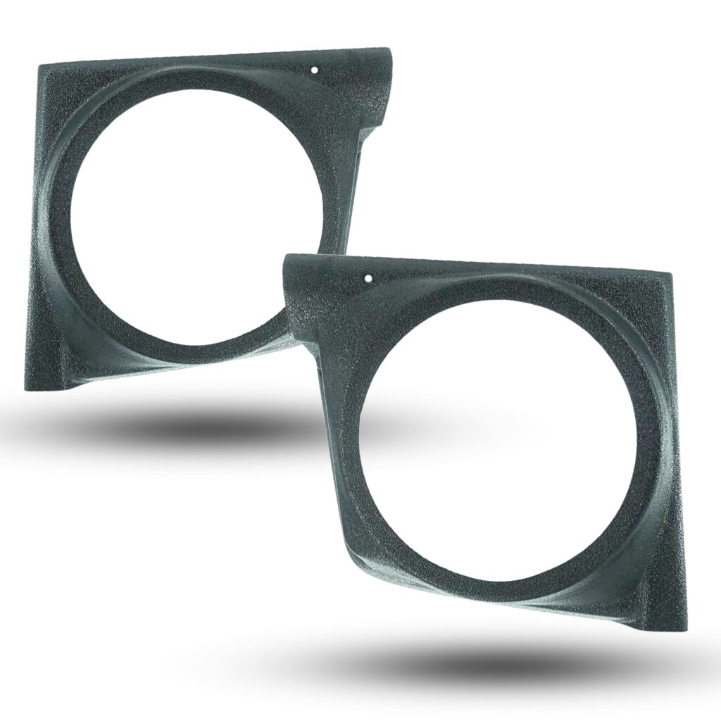 Rear Door Custom Speaker Pods for the 2011-2015 Ford Explorer to hold 8.0 in speakers for car audio installation upgrade