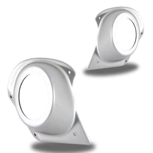 bare pod pair Speaker Upgrade for the Front Door of your 2015-2023 Ford Mustang. Easy installation of a Single 3.5" Speaker or Tweeter for the most powerful car stereo possible.