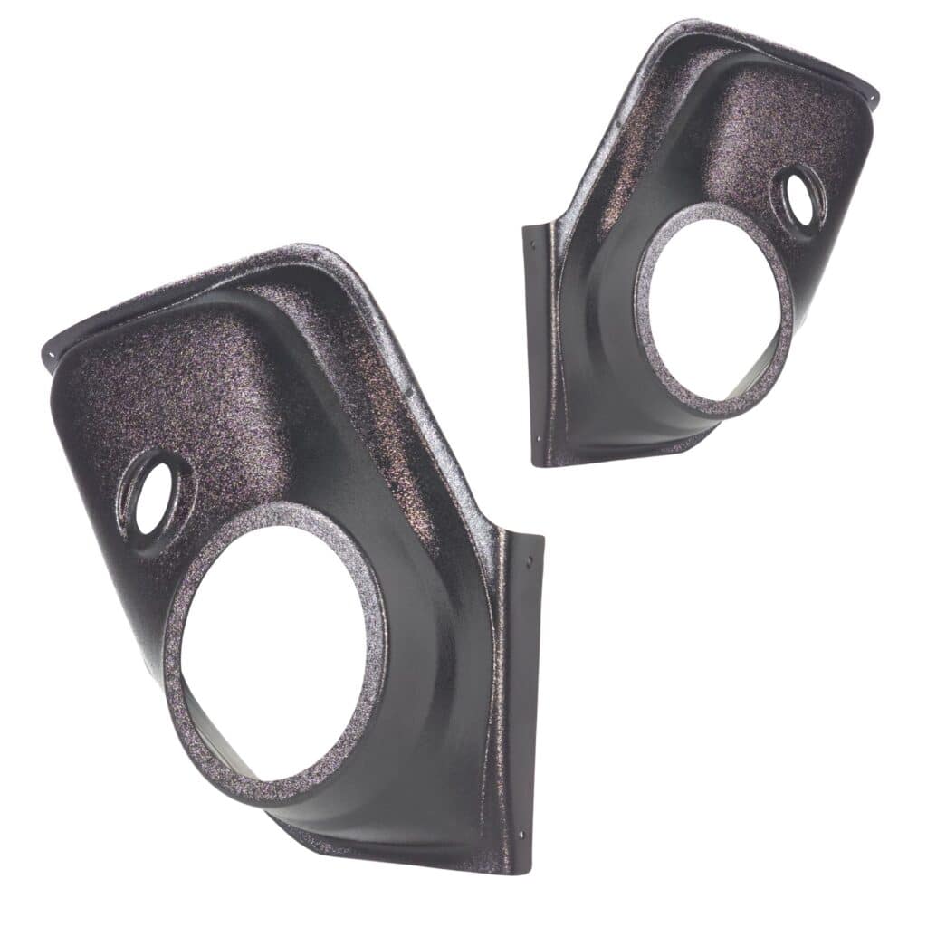 Front Door Custom Speaker Pods for the 1999-2007 Ford Excursion F-250F-350 to hold 6.5 in and 2.0 in speakers for car audio installation upgrade