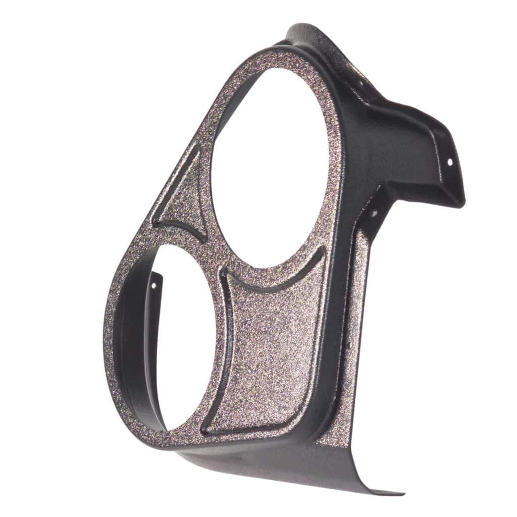 Front Door Custom Speaker Pods for the 2008-2010 Dodge Charger to hold Dual 6.5 in speakers for car audio installation upgrade