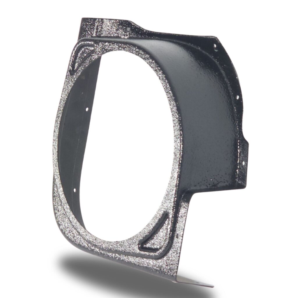 bare pod right Speaker Upgrade for the Rear Door of your 2022-2024 Ford Maverick. Easy installation of a Single 10" Midrange for the most powerful car stereo possible.