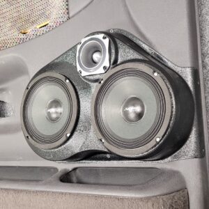 Dual 6.5"+3.5" Speaker Pods For 94-98 Ram Front Doors