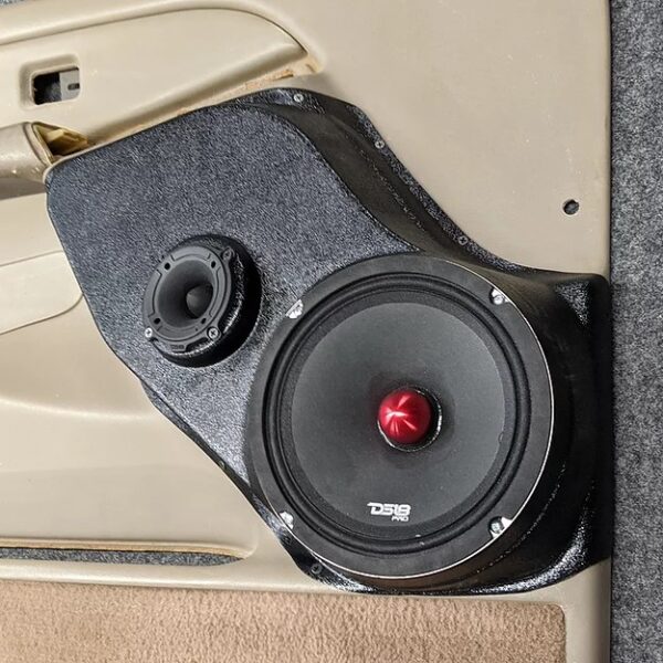 Single 8.00 in + Single Tweeter Speaker Pods compatible with the Front Door of a 00-06 GM Full Size Truck