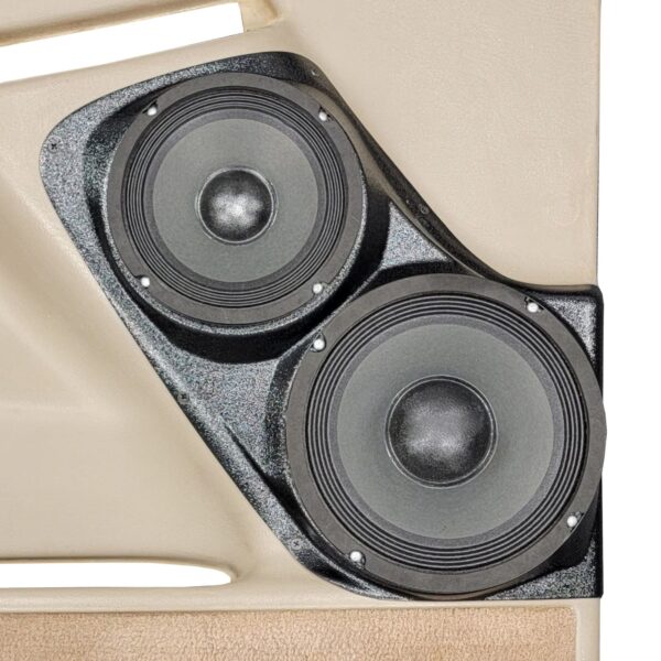 Single 8.00 in + Single 6.50 in Speaker Pods compatible with the Front Door of a 00-06 GM Full Size Truck
