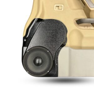 Single 8" Custom Speaker Pod compatible with the front doors of a 2004-2014 Nissan Titan / 2004-2007 Nissan Armada-Infiniti QX56