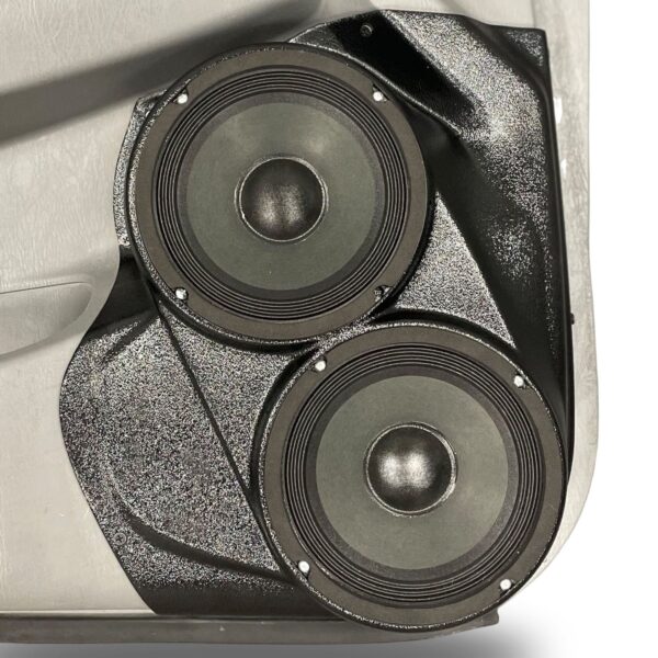 Dual 6.5 inch Speaker Pods compatible with the Front Door of a 2005-2015 Toyota Tacoma