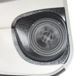 Rear Door Custom Speaker Pods for the 2007-2011 Toyota Camry to hold 6.5 in speakers for car audio installation upgrade