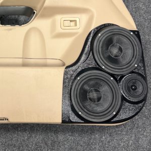 Dual 6.50 in + Single 3.50 in Speaker Pods compatible with the Front Doors of the 2008-2010 Nissan Armada and Infiniti QX56