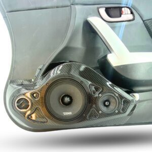 Single 6.5", Single 3.5", and Single Tweeter Speaker Pods compatible with the Front Door of a 2012-2015 Honda Civic