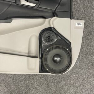Single 8" and Single 3.5" custom speaker pod compatible with the front doors of the 2012-2017 Toyota Camry