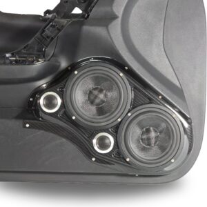 Dual 6.5" + Dual Tweeter Speaker Pods compatible with the Front Door of a 2013-2018 Nissan Altima