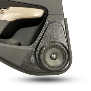 Single 6.5" speaker pods compatible with the Rear Doors of a 14-23 Jeep Cherokee