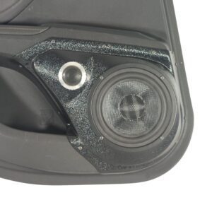 Rear Door Custom Speaker Pods for the 2018-2024 Toyota Camry to hold 6.5 in and 2.0 in speakers for car audio installation upgrade