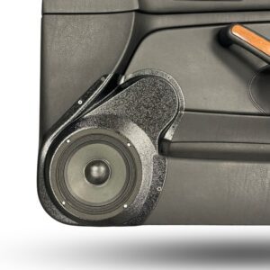 Custom speaker pod for the front doors of the 1999-2004 Volkswagen Jetta that hold a single 6.5" speaker.