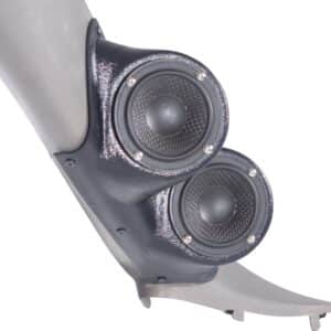 A-Pillar Custom Speaker Pods for the 2000-2006 Cadillac Escalade Chevrolet Avalanche Silverado Tahoe Suburban GMC Sierra Yukon to hold Dual 3.5 in  speakers for car audio installation upgrade