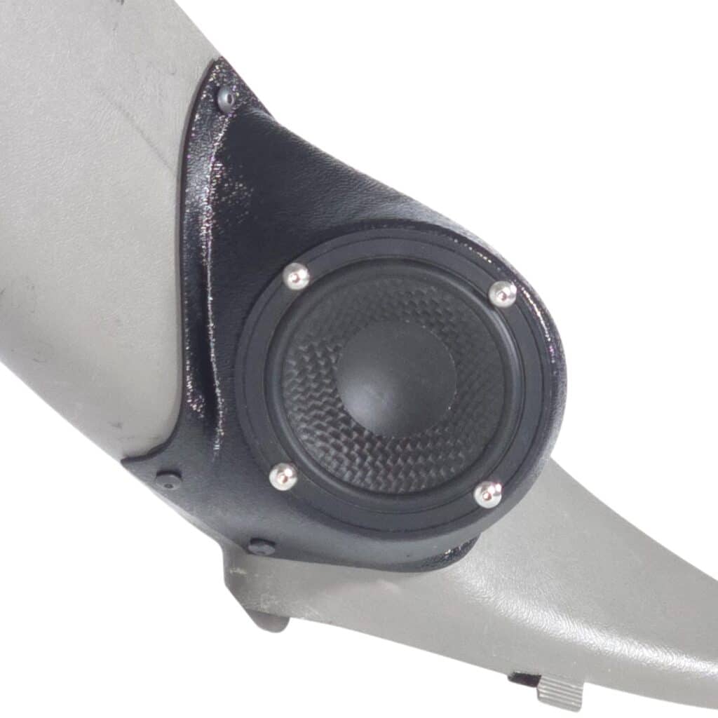 A-Pillar Custom Speaker Pods for the 2000-2006 Cadillac Escalade Chevrolet Avalanche Silverado Tahoe Suburban GMC Sierra Yukon to hold 3.5 in speakers for car audio installation upgrade