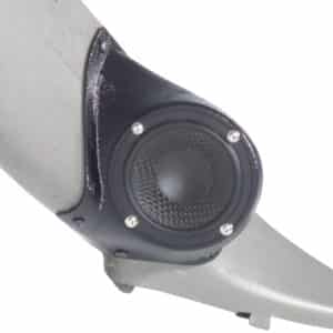 A-Pillar Custom Speaker Pods for the 2000-2006 Cadillac Escalade Chevrolet Avalanche Silverado Tahoe Suburban GMC Sierra Yukon to hold 3.5 in  speakers for car audio installation upgrade