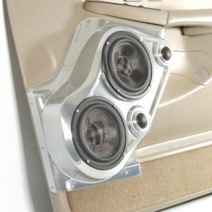 Dual 6.5" + dual tweeter pods compatible with the front doors of the 2000-2006 GM full size truck