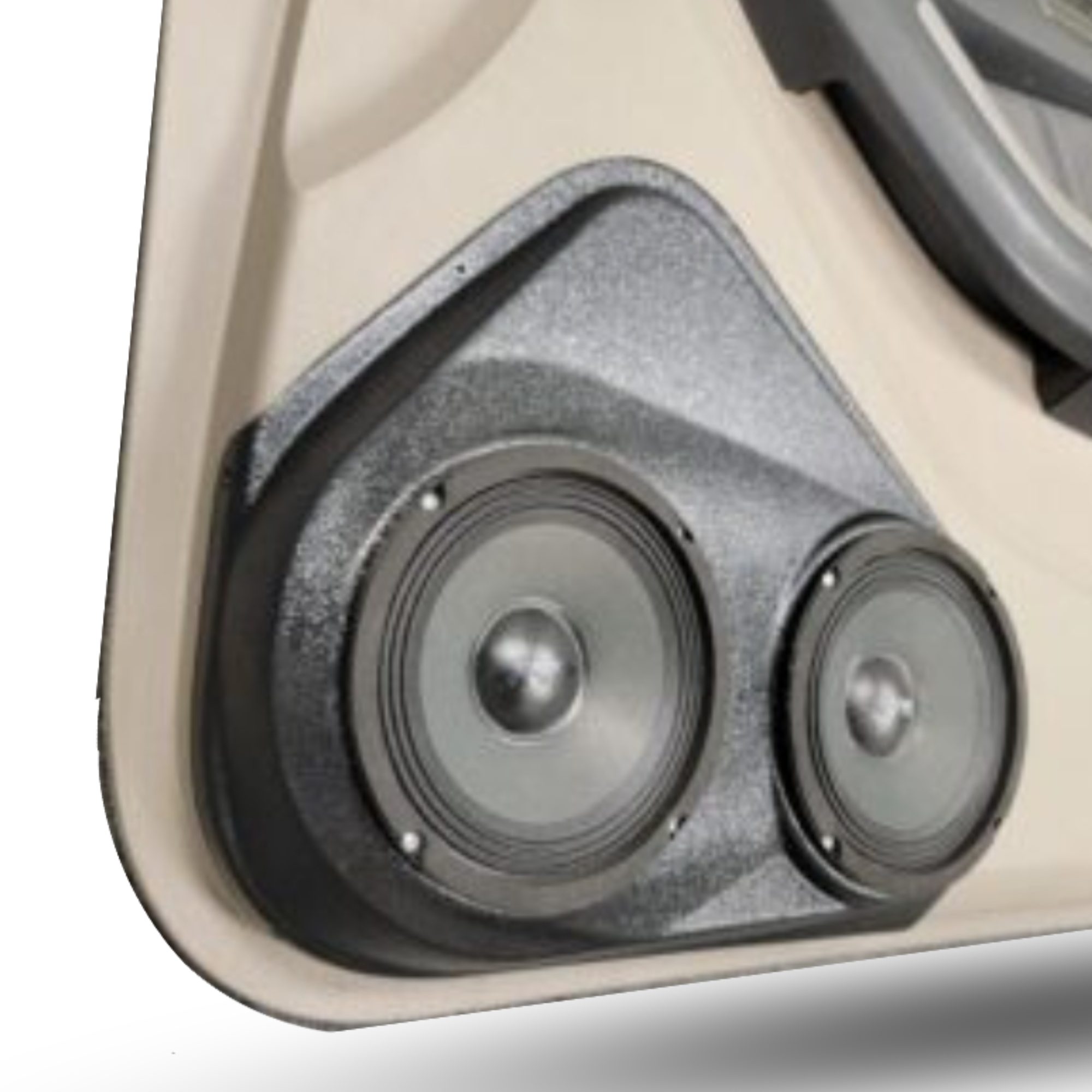 custom speaker pods for toyota 4runner dual 6.5" speakers for front door car stereo upgrade
