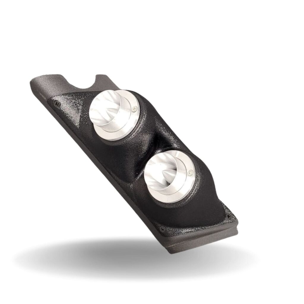 A-Pillar Custom Speaker Pods for the 2007-2010 Jeep Wrangler to hold Dual 2.0 in speakers for car audio installation upgrade
