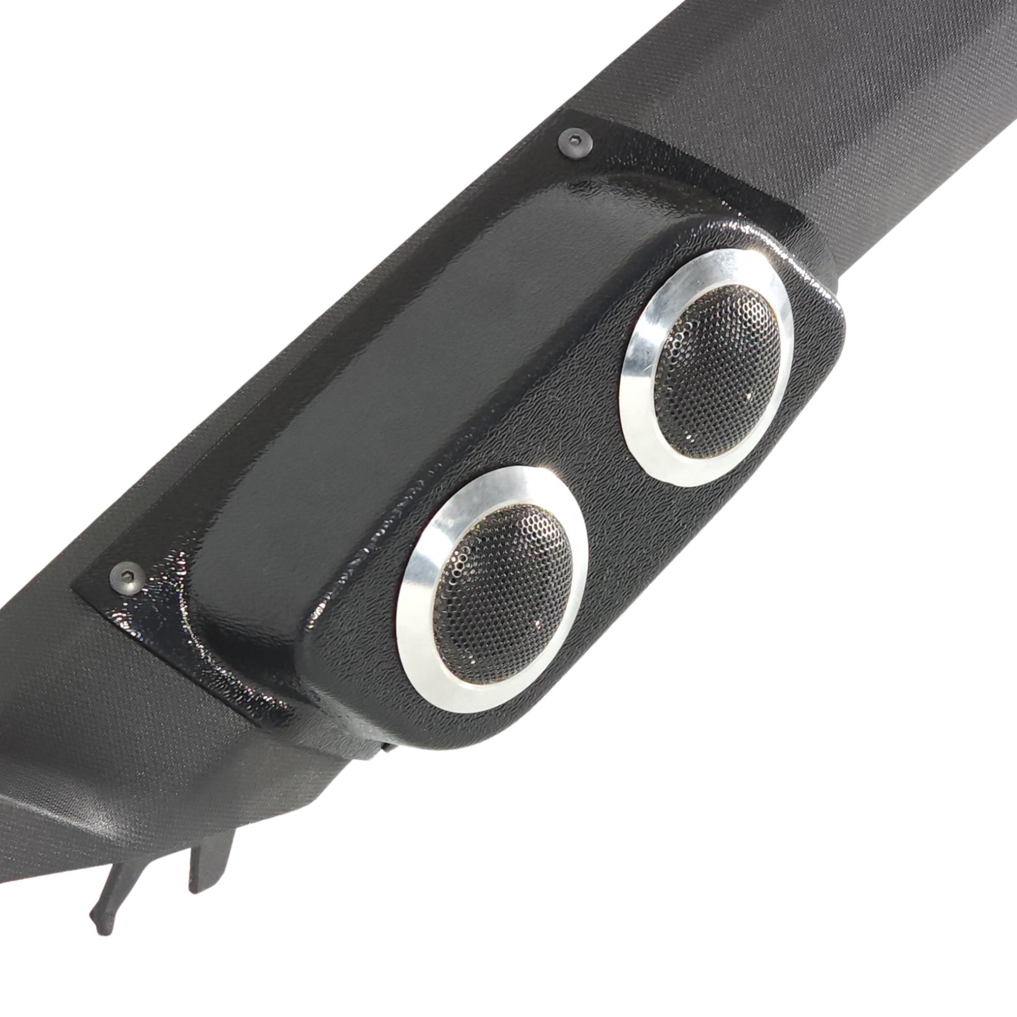 Custom Speaker Pods Dual Tweeter Speaker Pods for 2021-2024 Honda Civic left ortho Speaker Upgrade for the A-Pillar of your 2021-2024 Honda Civic. Easy installation of a Dual Tweeter for the most powerful car stereo possible.