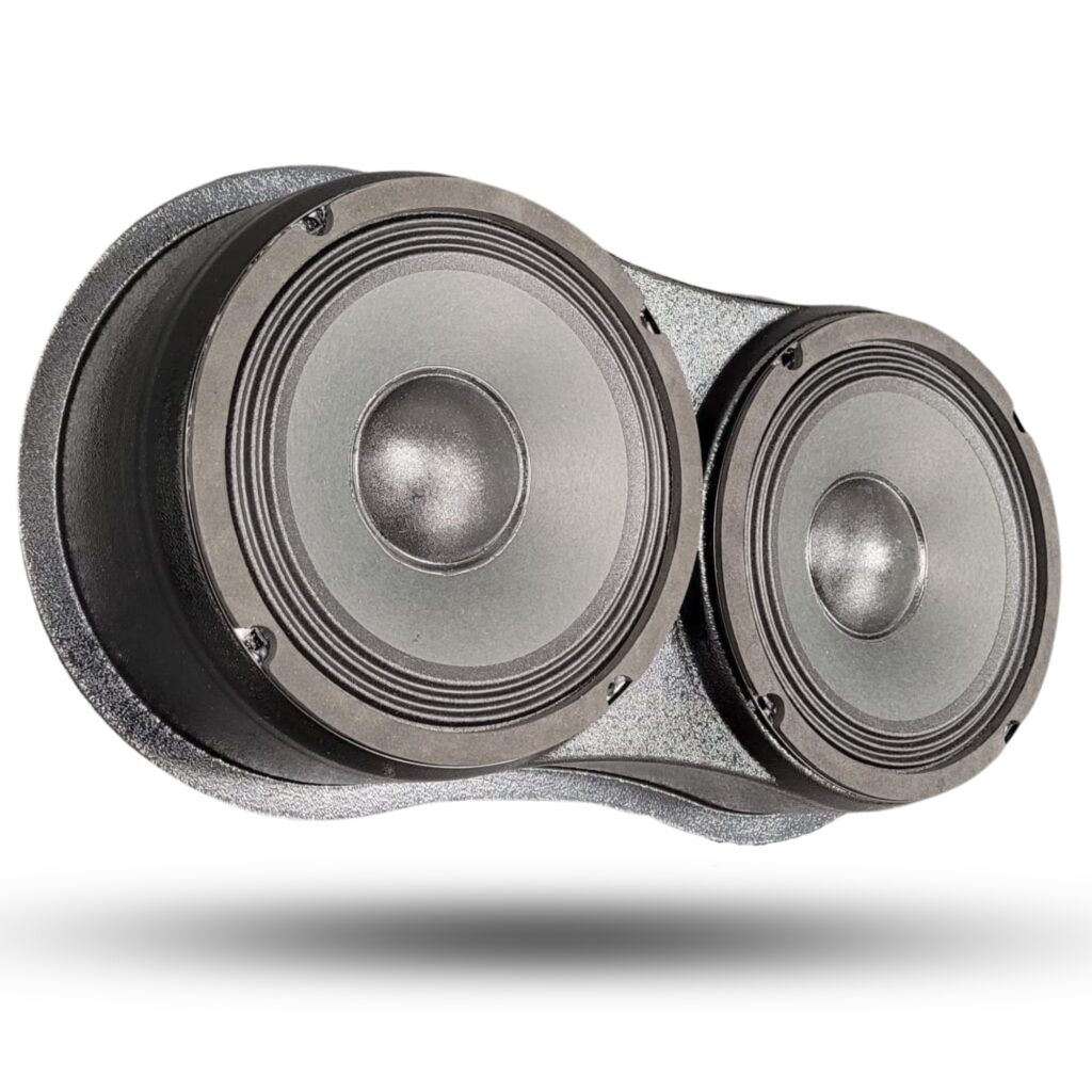 universal dual 8 speaker pod for stereo upgrage