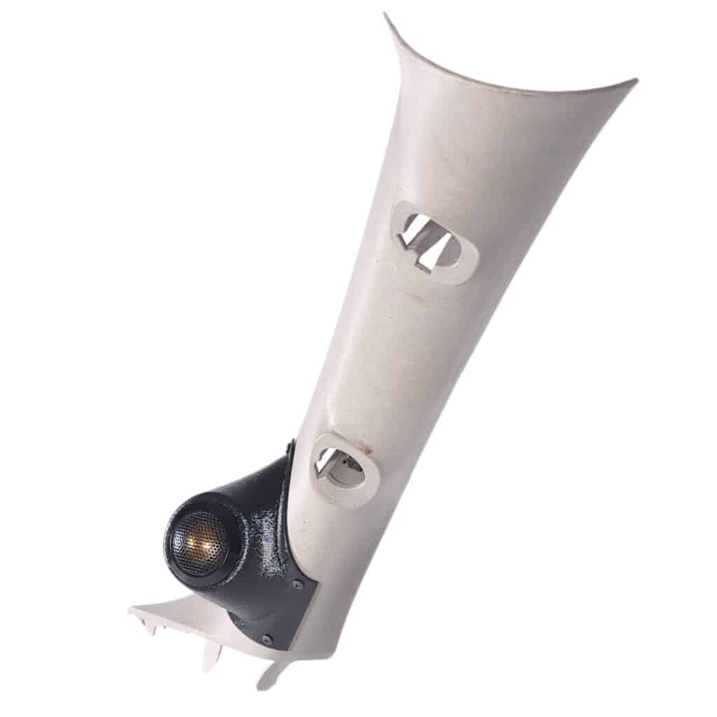 A-Pillar Custom Speaker Pods for the 2007-2009 Cadillac Escalade Chevrolet Avalanche Tahoe Silverado Suburban GMC Yukon Sierra to hold 2.0 in speakers for car audio installation upgrade