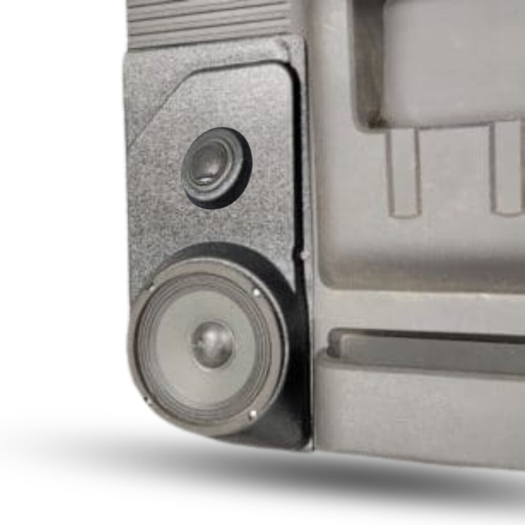 Front Door Custom Speaker Pods for the 2008-2009 Ford F-250F-350 to hold 6.5 in and 2.0 in speakers for car audio installation upgrade