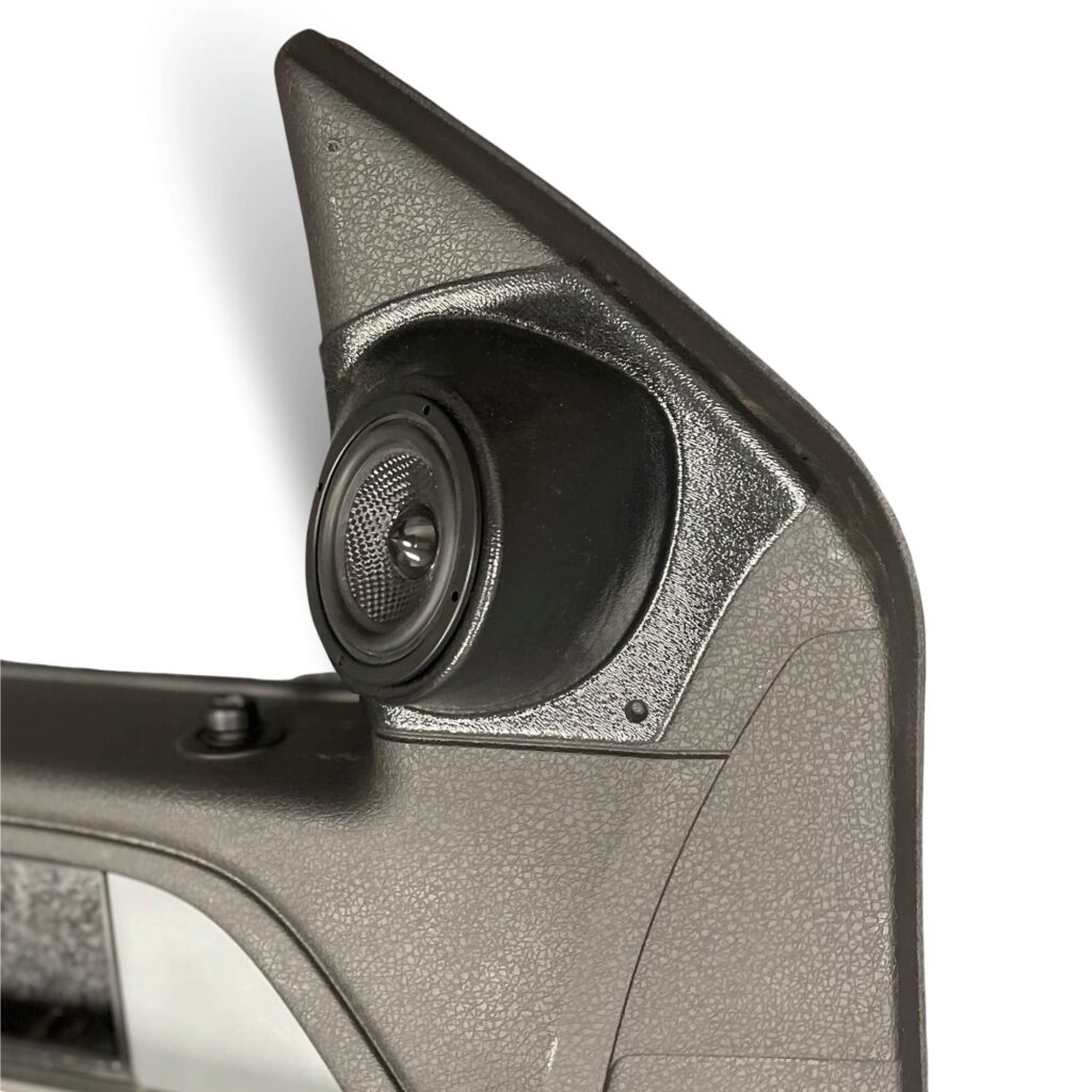 Sail Panel Custom Speaker Pods for the 2009-2014 Ford F-150 to hold 3.5 in speakers for car audio installation upgrade