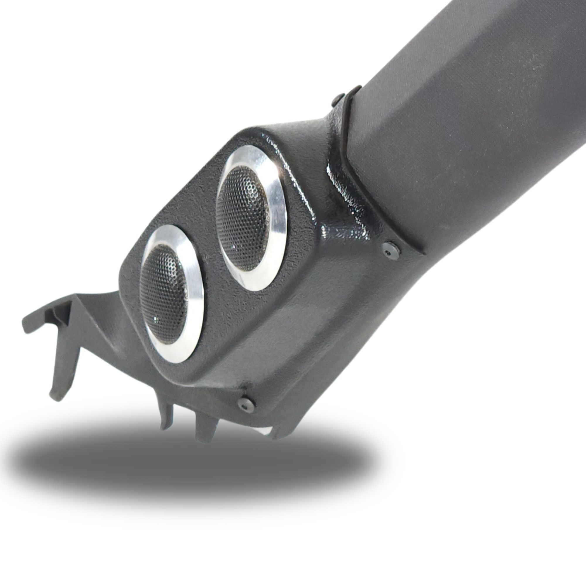 Custom Speaker Pods Dual Tweeter Speaker Pods for 2021-2024 Honda Civic right ortho Speaker Upgrade for the A-Pillar of your 2021-2024 Honda Civic. Easy installation of a Dual Tweeter for the most powerful car stereo possible.