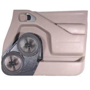 Front Door Custom Speaker Pods for the 2005-2021 Nissan Frontier Pathfinder to hold Dual 8.0 in  speakers for car audio installation upgrade