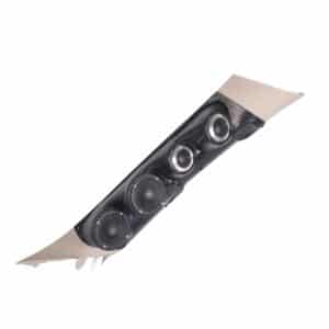 A-Pillar Custom Speaker Pods for the 2007-2009 Cadillac Escalade Chevrolet Avalanche Tahoe Silverado Suburban GMC Yukon Sierra to hold Dual 3.5 in and Dual 2.0 in  speakers for car audio installation upgrade