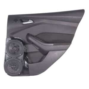 Rear Door Custom Speaker Pods for the 2012-2018 Ford Focus to hold Dual 6.5 in speakers for car audio installation upgrade