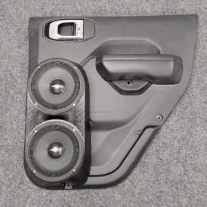 Flangeless Dual 6.5" Speaker Pods compatible with the Rear Door of a 18-24 Jeep Wrangler-Jeep Gladiator