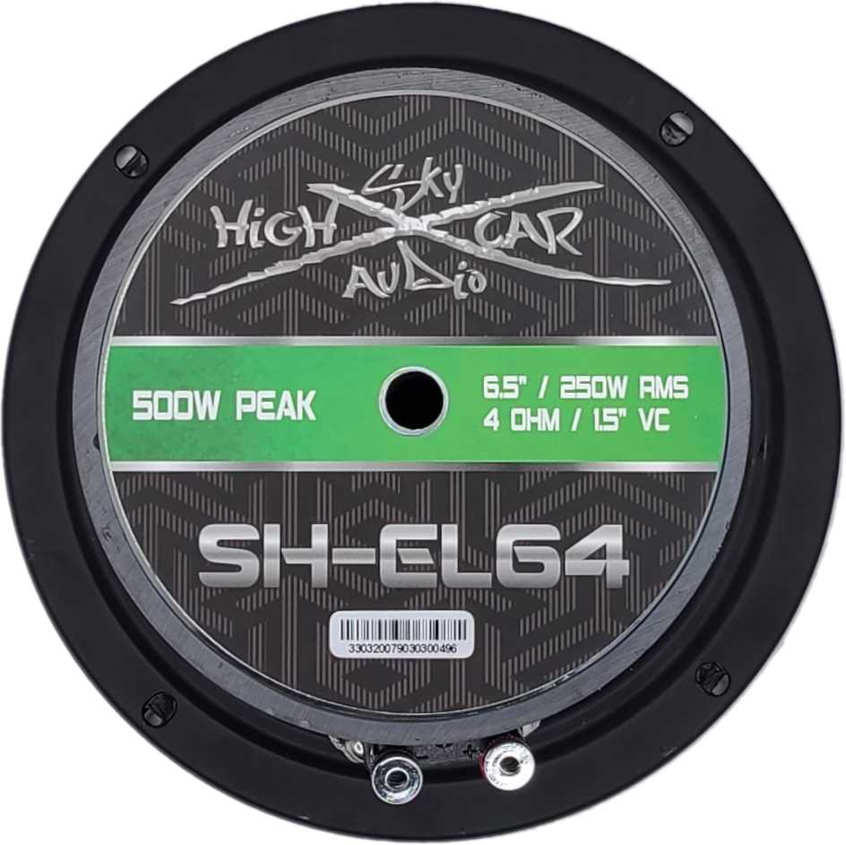 Sky High Car Audio SH-EL64 6.5 Midrange Speaker - 500 Watts 4 ohm (Single) - Image 2