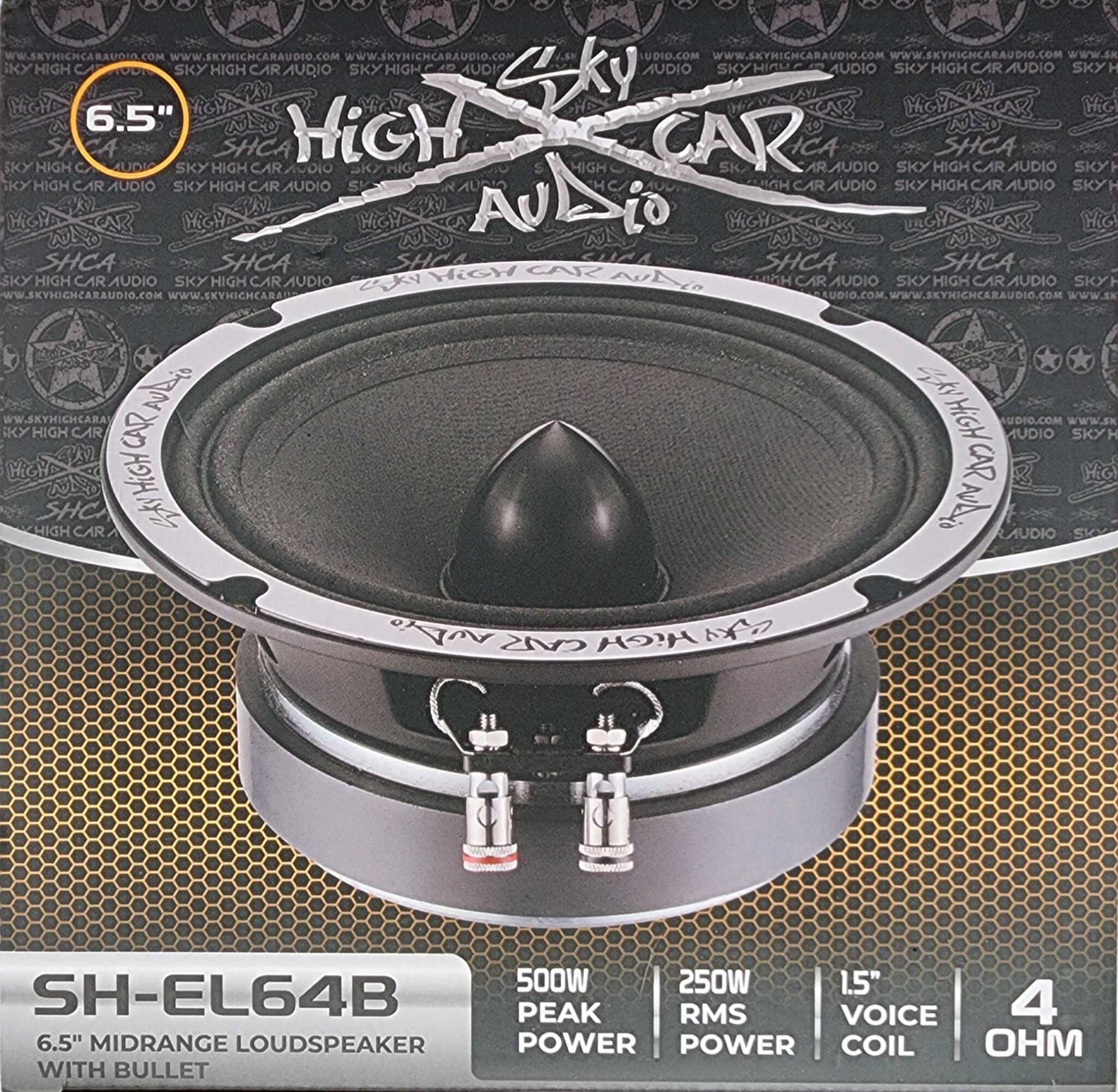 SHCA SH-EL64B 6.5" Midrange Speaker - 500 Watts 4 ohm - Image 5