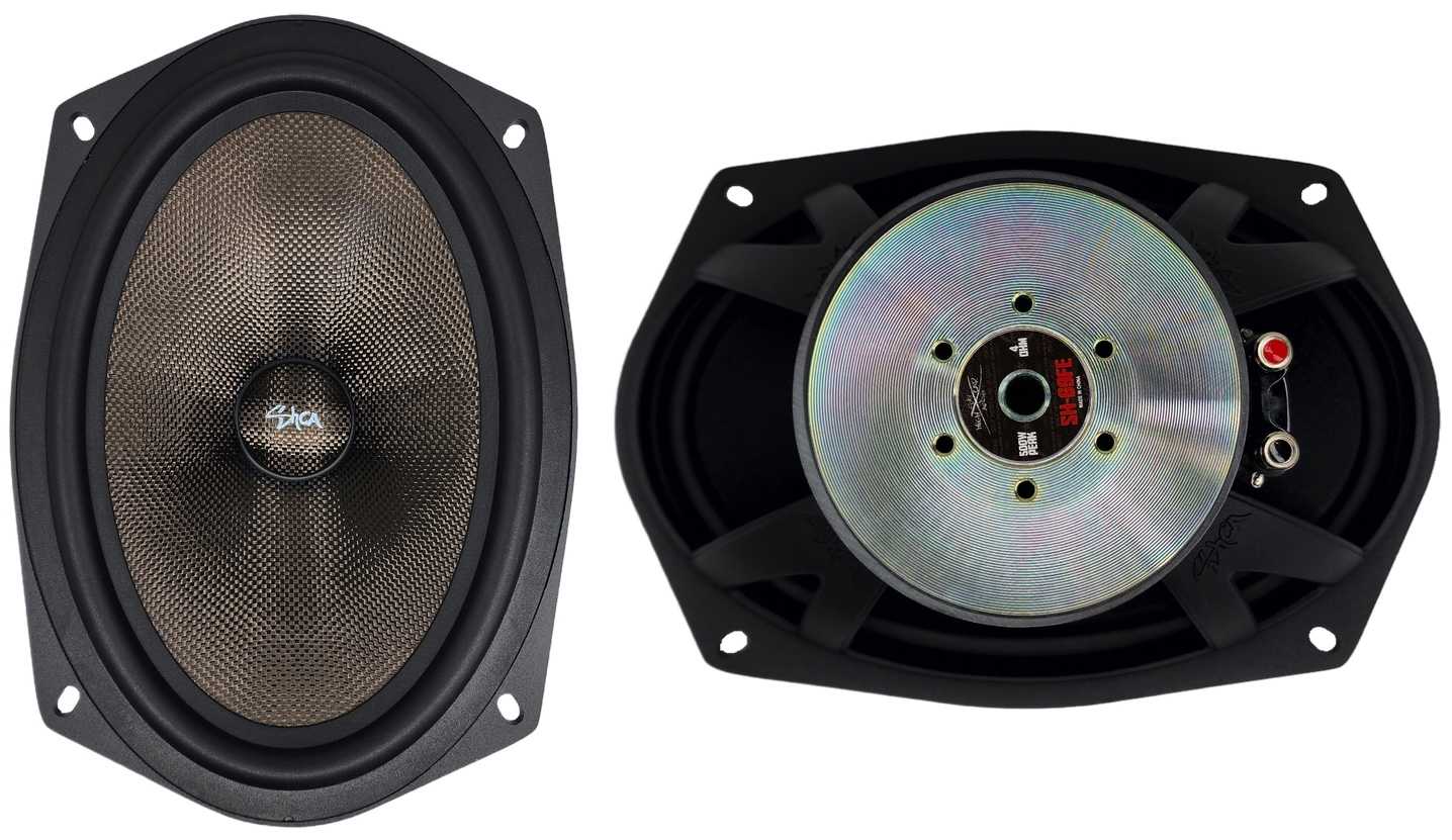 Sky High Car Audio SH-69FE 6x9" Mid Woofer Pair w/ Carbon Fiber Cone
