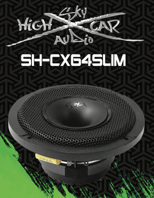 Sky High Car Audio SH-CX64SLIM 6.5