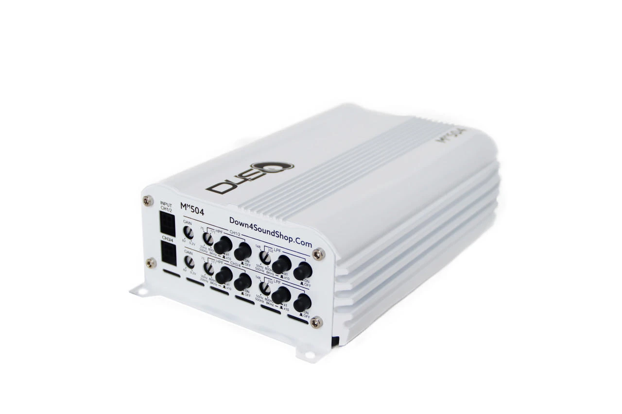 DOWN4SOUND MM504 (MINI MAXX) - Various Colors | 300W RMS MINI 4 CH