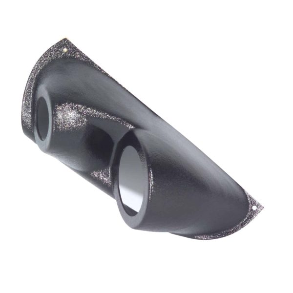 A-Pillar Custom Speaker Pods for the 2000-2006 Cadillac Escalade Chevrolet Avalanche Silverado Tahoe Suburban GMC Sierra Yukon to hold 3.5 in and 2.0 in speakers for car audio installation upgrade