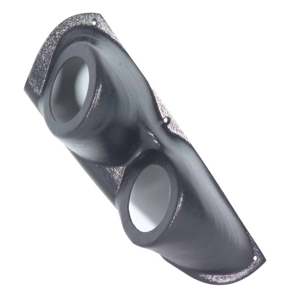 A-Pillar Custom Speaker Pods for the 2000-2006 Cadillac Escalade Chevrolet Avalanche Silverado Tahoe Suburban GMC Sierra Yukon to hold Dual 3.5 in speakers for car audio installation upgrade